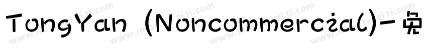 TongYan (Noncommercial)字体转换